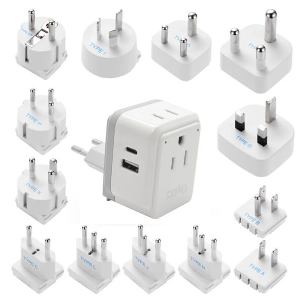 Compact Nan-Fuze adapter charges multiple devices